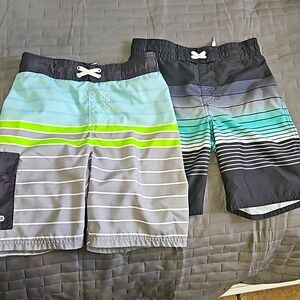 2 pair Kids swim trunks size Medium